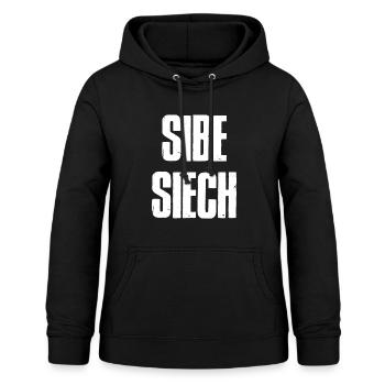 Sibe Siech Suisse allemande - Sweat à capuche Femme - noir - Devant - AI Model Female 172 light (172cm)