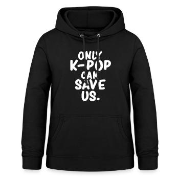 K-pop - Sweat à capuche Femme - noir - Devant - AI Model Female 172 light (172cm)