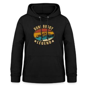 Retro Vintage Dune Buggy Legend - Women's Hoodie - black - Front - AI Model Female 172 light (172cm)