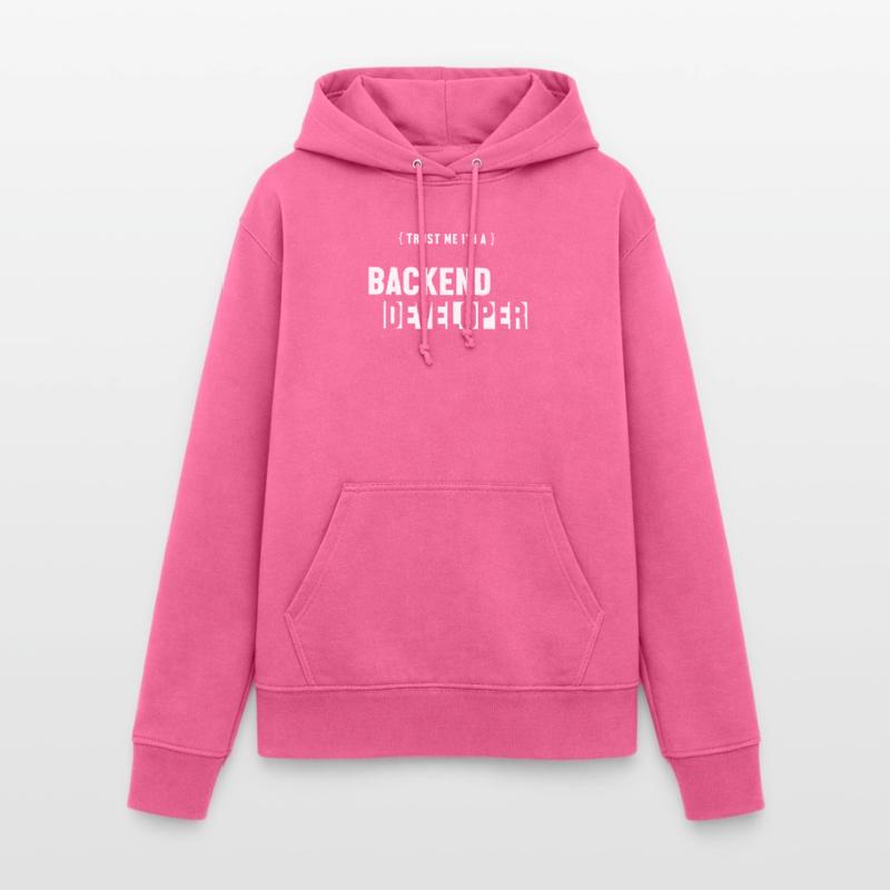 Trust Me I'm Backend Developer Coder Programmer Sweat à capuche Femme