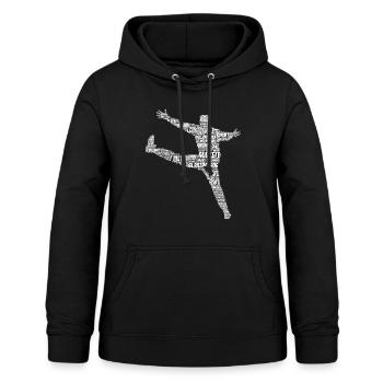 Handball Torwart Torhüter Handballer Kinder - Frauen Hoodie - Schwarz - Vorne - AI Model Female 172 light (172cm)