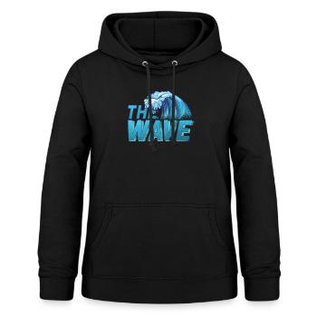 The Great Kanagawa Wave Japan - Women's Hoodie - black - Front - AI Model Female 172 light (172cm)