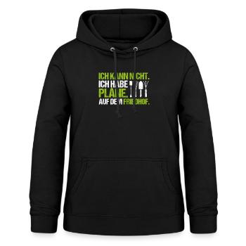 Friedhofsgärtner Friedhof Cemetery Gardener - Frauen Hoodie - Schwarz - Vorne - AI Model Female 172 light (172cm)