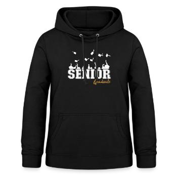 Senior Graduate - College Graduation - Frauen Hoodie - Schwarz - Vorne - AI Model Female 172 light (172cm)