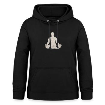 Kundalini Ashtanga Hatha Asanas Yogalehrer Yoga - Frauen Hoodie - Schwarz - Vorne - AI Model Female 172 light (172cm)