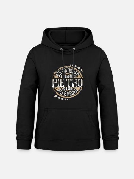 Pietro - Frauen Hoodie - Schwarz