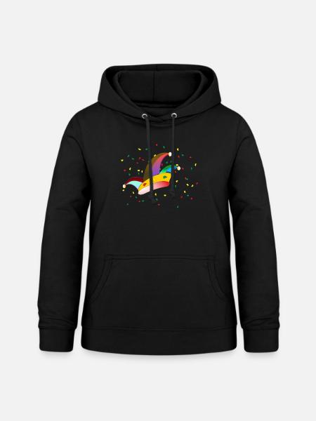 Karneval - Fasching - Frauen Hoodie - Schwarz