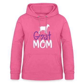 Ziege Mama, Ziege Liebhaber, Ziege Geschenk, Aufzucht Ziegen - Frauen Hoodie - Pink - Vorne - AI Model Female 172 light (172cm)