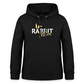 Rabbit Mom rabbit ears - Women's Hoodie - black - Front - AI Model Female 172 light (172cm)