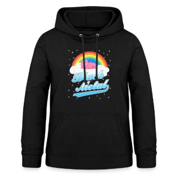 Black Metal Teddy - Frauen Hoodie - Schwarz - Vorne - AI Model Female 172 light (172cm)