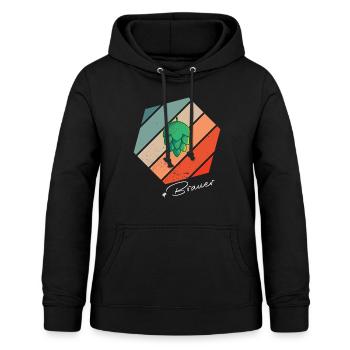 Brauer BK - Frauen Hoodie - Schwarz - Vorne - AI Model Female 172 light (172cm)