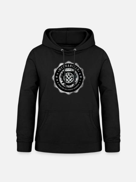 Mechaniker, Handwerkswappen - Frauen Hoodie - Schwarz