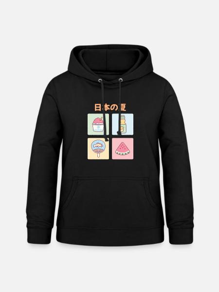 Japan Sommer Dinge - Frauen Hoodie - Schwarz