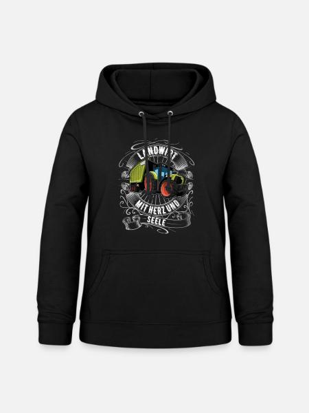 Landwirt - Frauen Hoodie - Schwarz