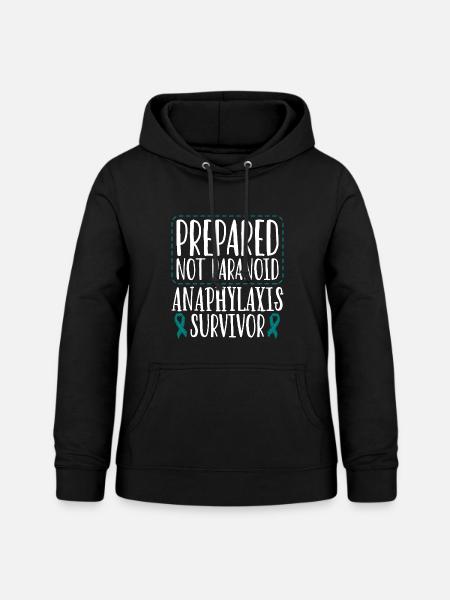 Anaphylaxie Überlebt - Frauen Hoodie - Schwarz