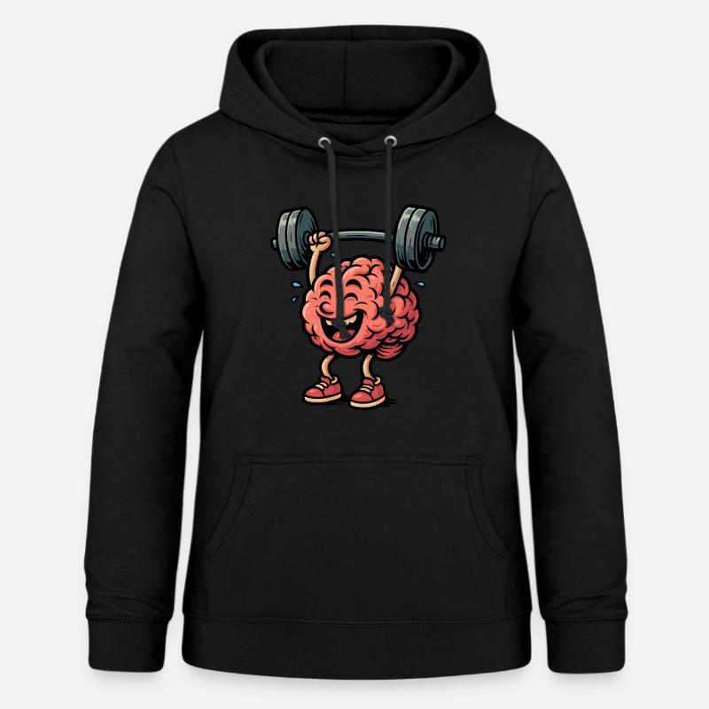 Entraînez votre cerveau - Sweat à capuche Femme - noir