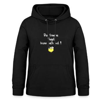 Schlafmütze - Frauen Hoodie - Schwarz - Vorne - AI Model Female 172 light (172cm)