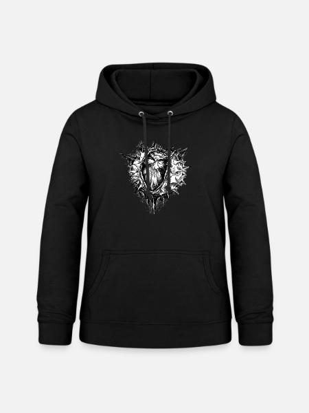 Kastanie - Chestnut, Autumn, Herbst, Halloween - Frauen Hoodie - Schwarz