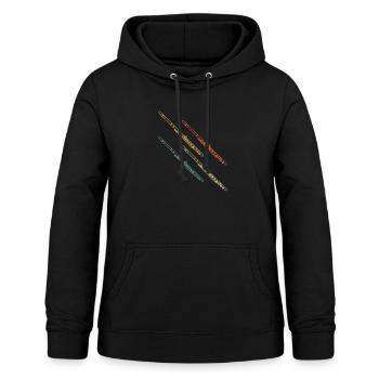 Querflöte Querflötenspieler Querflötist - Frauen Hoodie - Schwarz - Vorne - AI Model Female 172 light (172cm)