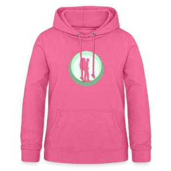 Backpacker Pilgrim Pilgrim - Women's Hoodie - pink - Front - AI Model Female 172 light (172cm)