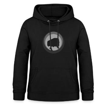 Bus Bus Bus - Frauen Hoodie - Schwarz - Vorne - AI Model Female 172 light (172cm)