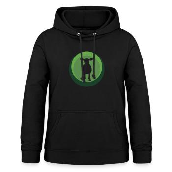 Vache Fermier Vaches - Sweat à capuche Femme - noir - Devant - AI Model Female 172 light (172cm)