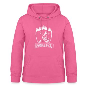 Holzfaeller Waldarbeiter Wald Chainsaw Ax Hol - Women's Hoodie - pink - Front - AI Model Female 172 light (172cm)
