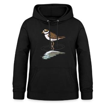 Little ringed plover - Women's Hoodie - black - Front - AI Model Female 172 light (172cm)
