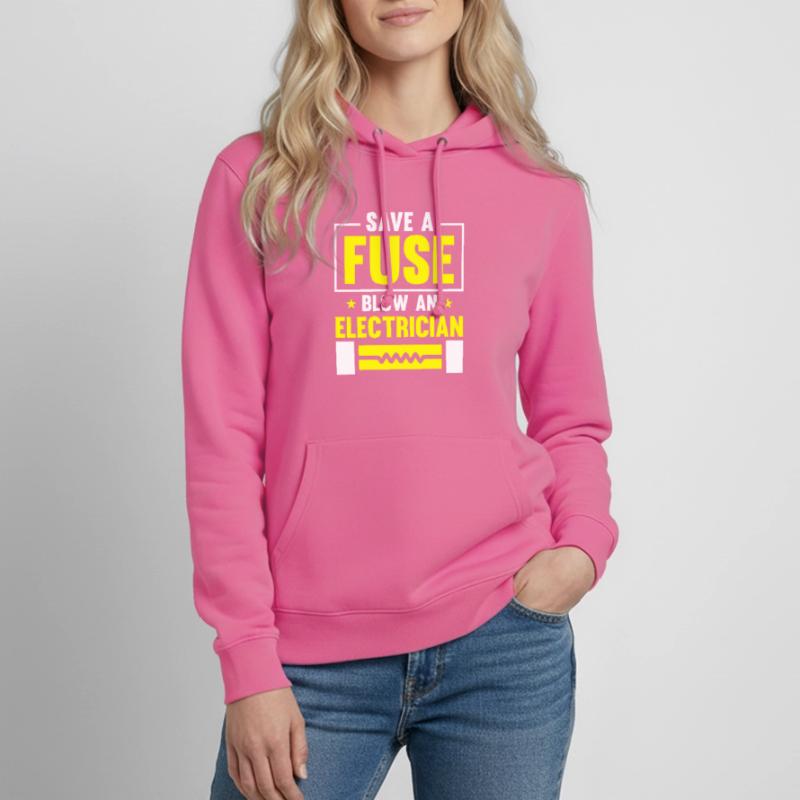 Electrician Electrical Engineer Electronics Technician Women's Hoodie
