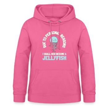 Jelly Fish Medusozoa Marine Biologist Ocean - Frauen Hoodie - Pink - Vorne - AI Model Female 172 light (172cm)