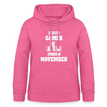 Game Gaming Geburtstag November Konsole Controller - Frauen Hoodie - Pink - Vorne - AI Model Female 172 light (172cm)