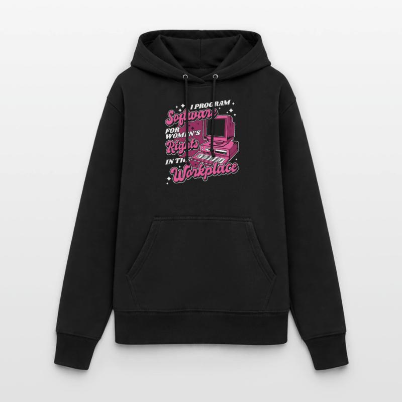 Entwickler Coder Programmierer Arbeitsplatz Frauen Hoodie