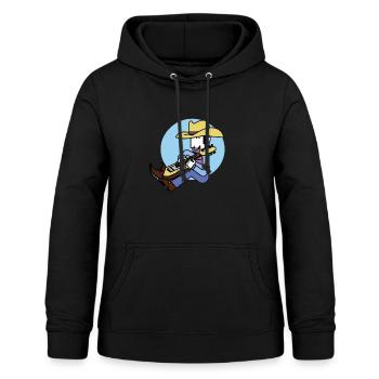 Pedal Steel Guitar - Frauen Hoodie - Schwarz - Vorne - AI Model Female 172 light (172cm)