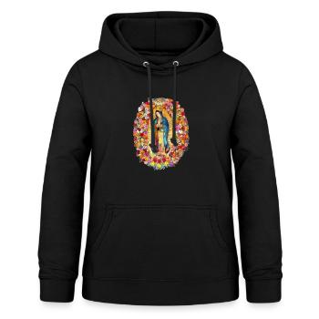 Our Lady Of Guadalupe Virgin Mary - Women's Hoodie - black - Front - AI Model Female 172 light (172cm)
