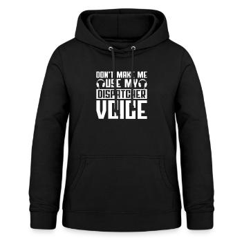 Notruf Leitstelle Einsatzzentrale Witzig - Frauen Hoodie - Schwarz - Vorne - AI Model Female 172 light (172cm)