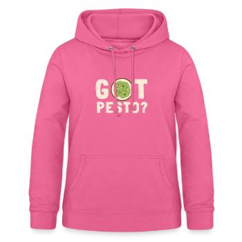 Italian Cuisine - Basil Pesto Is The Besto - Frauen Hoodie - Pink - Vorne - AI Model Female 172 light (172cm)