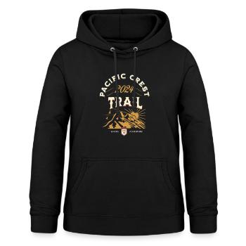 Pacific Crest Trail 2024 PCT Wanderung USA - Frauen Hoodie - Schwarz - Vorne - AI Model Female 172 light (172cm)