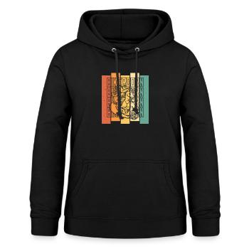Motorroller Einhorn Scootercorn - Frauen Hoodie - Schwarz - Vorne - AI Model Female 172 light (172cm)