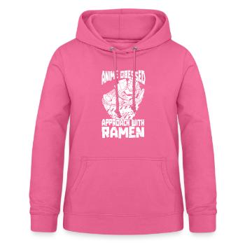 Bol de Ramen Manga Anime - Sweat à capuche Femme - rose - Devant - AI Model Female 172 light (172cm)