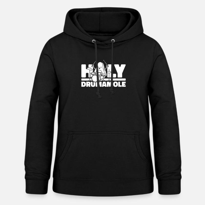 Tambours Batteurs Batteurs - Sweat à capuche Femme - noir