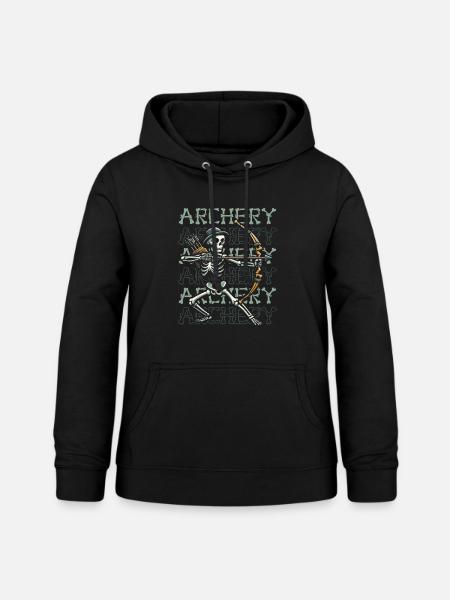 Bogenschießen Bogensport Bogenschütze - Frauen Hoodie - Schwarz