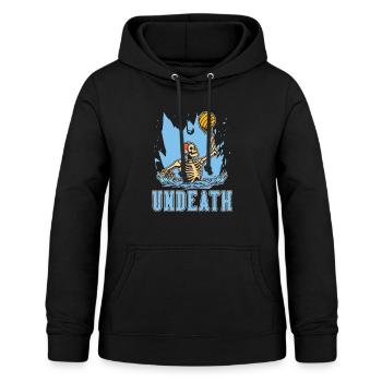 Wasserball Wasserballer Skelett Undeath - Frauen Hoodie - Schwarz - Vorne - AI Model Female 172 light (172cm)
