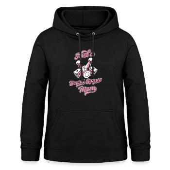 Board Game Board Game - Women's Hoodie - black - Front - AI Model Female 172 light (172cm)