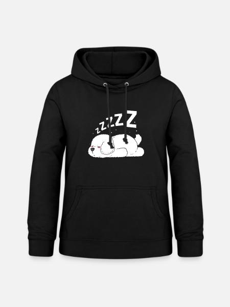 Bichon Frise Hund - Frauen Hoodie - Schwarz