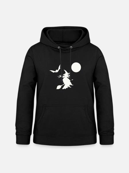 hexe_halloween- - Frauen Hoodie - Schwarz
