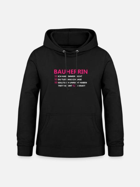 Bauherrin - Frauen Hoodie - Schwarz
