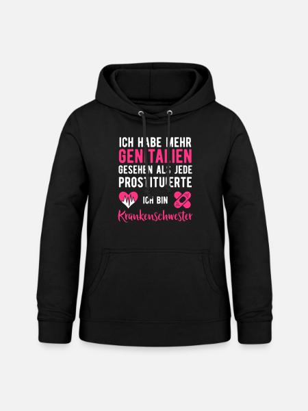 Krankenschwester - Frauen Hoodie - Schwarz