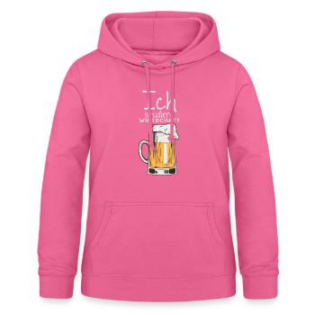 BWL Student Wirtschaft Bier Saufen - Frauen Hoodie - Pink - Vorne - AI Model Female 172 light (172cm)
