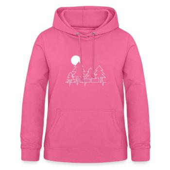 Wald - Frauen Hoodie - Pink - Vorne - AI Model Female 172 light (172cm)