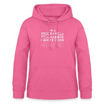 Programmierer - Frauen Hoodie - Pink - Vorne - AI Model Female 172 light (172cm)